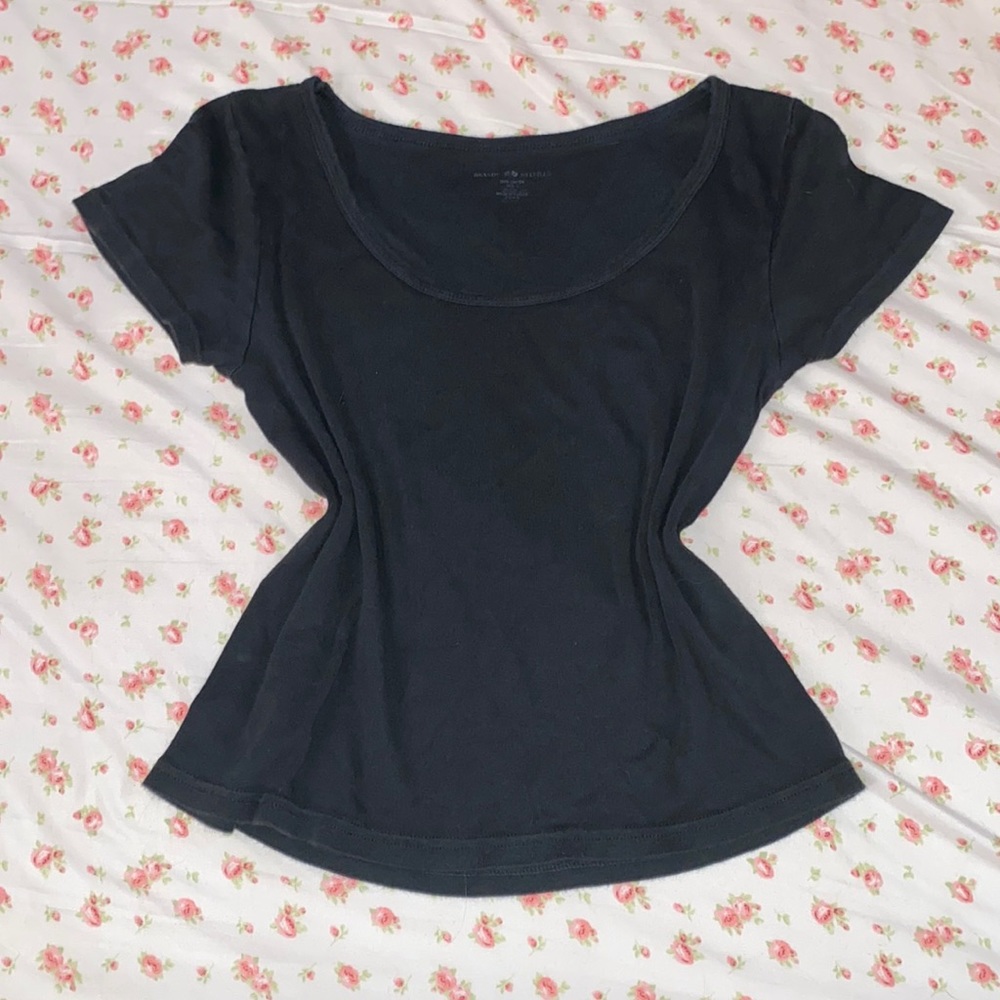 Brandy Melville Black Shirt Sleeve